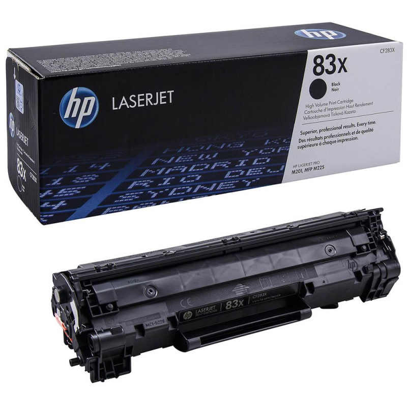   HP 83X CF283X . ..  LJ Pro M201 