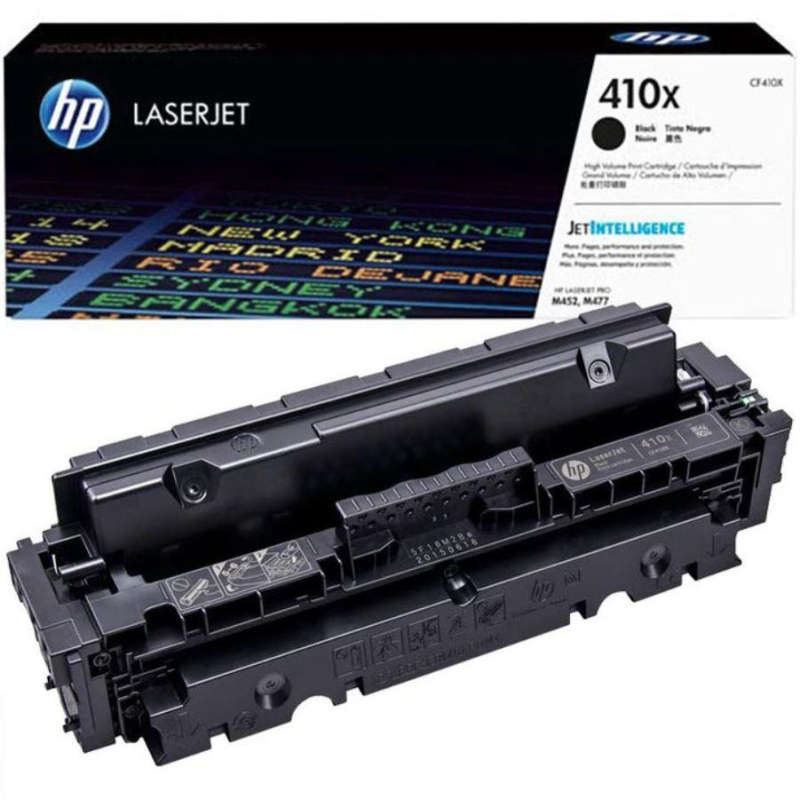   HP 410X CF410X . ..  CLJ Pro M452 