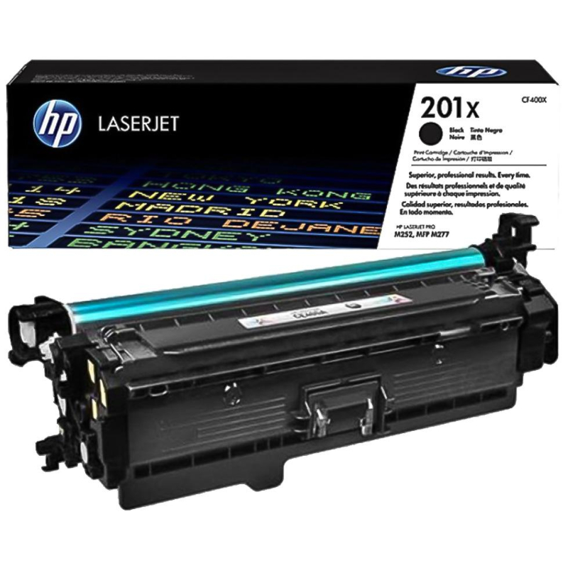   HP 201X CF400X . ..  CLJ Pro MFP M252/277 