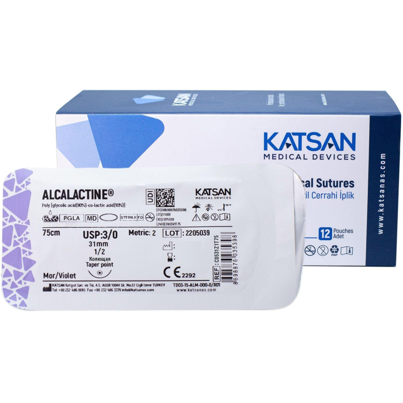   ALCALACTINE 3/0 31 1/2 TAPER POINT . 75 /12  