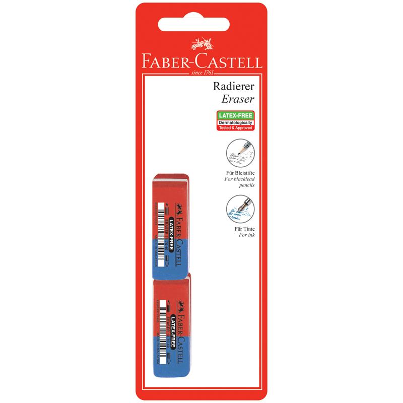   Faber-Castell "Latex-Free" 2.,  