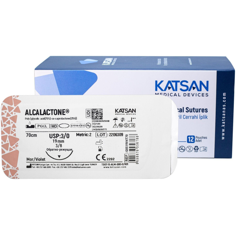   ALCALACTONE 3/0 19 3/8 REVERSE CUTTING -. 70 /12  