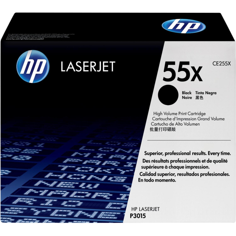   HP 55X CE255X . ..  LJ P3015d 