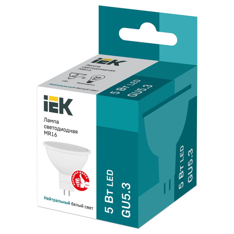   IEK ECO MR16 LLE-MR16-5-230-40-GU5 5 4000 GU5.3 