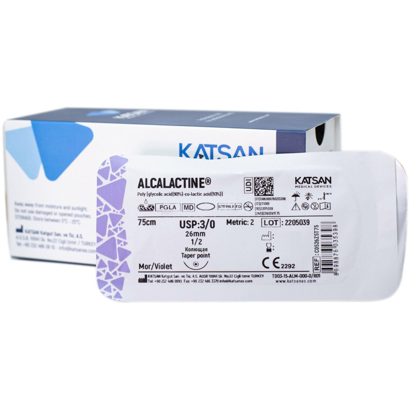   ALCALACTINE 3/0 26 1/2 TAPER POINT . 75  /12  