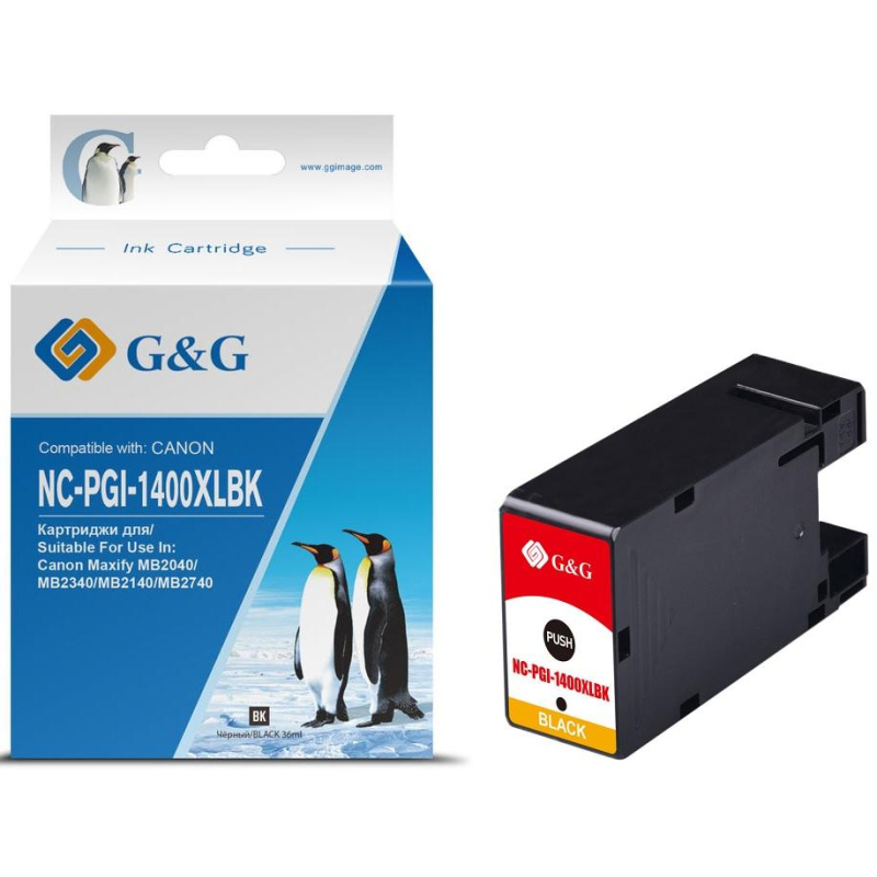   G&G PGI-1400XL BK .  Canon MB2050/MB2350/MB2040 