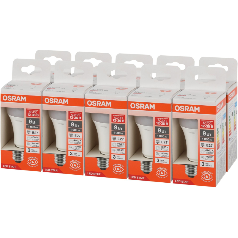   OSRAM LSCLA100 9W/840 12-36VFR E27 FS1 