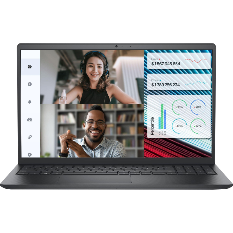  Dell Vostro 3520 i3 1215U/16Gb/SSD512Gb/15.6/WVA/FHD/Ubu/black 