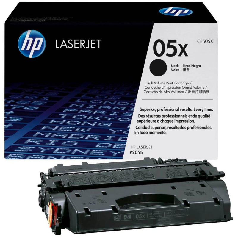   HP 05X CE505X . ..  LJ 2055 