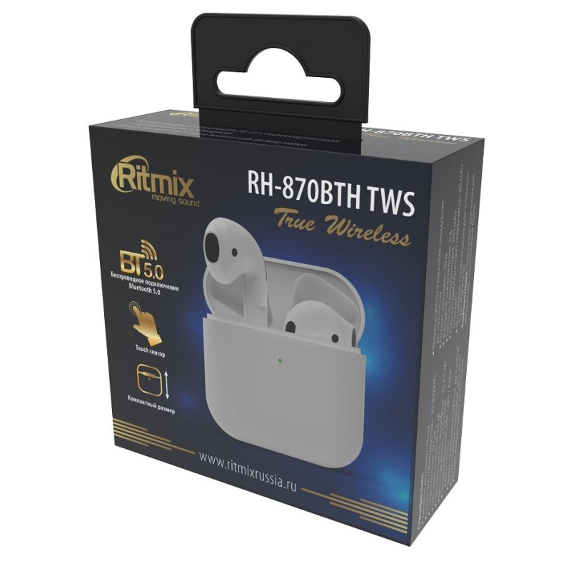  Ritmix RH-870BTH TWS White 