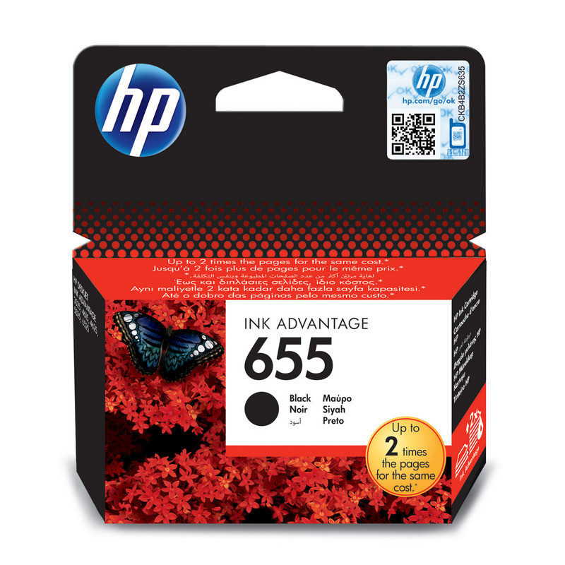   HP 655 CZ109AE .  DJ Ink Advantage 3525/4625/5525 