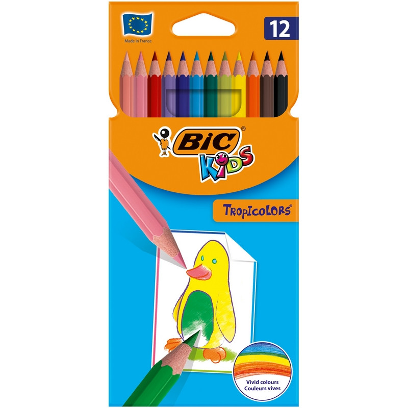   12 6- Bic Tropicolors 832566 