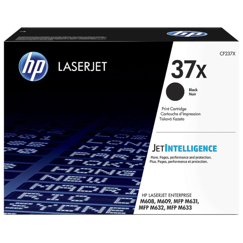   HP 37X CF237X . ..  M608n 