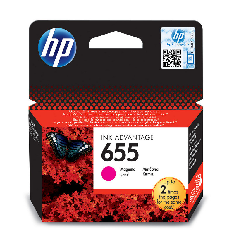   HP 655 CZ111AE .  DJ Ink Advantage 3525/4625/5525 