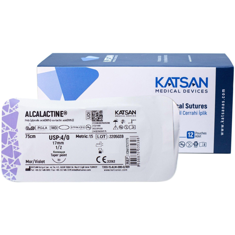   ALCALACTINE 4/0 17 1/2 TAPER POINT . 75 /12  