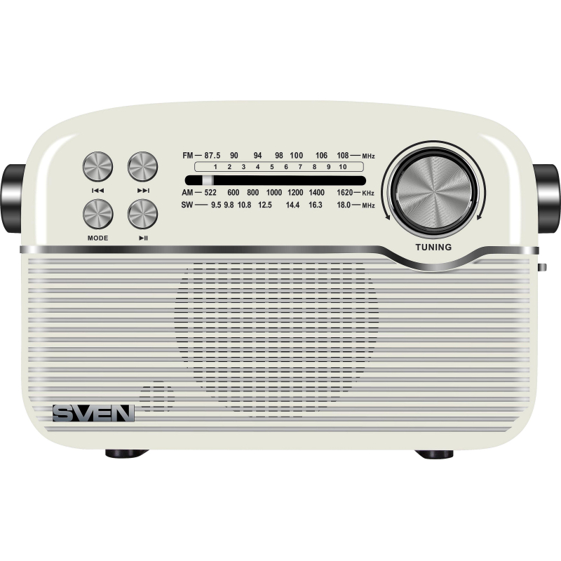  SVEN SRP-500, , 3  (RMS), Bluetooth, FM/AM/SW, USB 