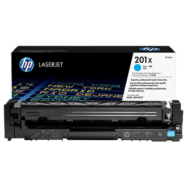   HP 201X CF401X .  CLJ Pro M252/M277 