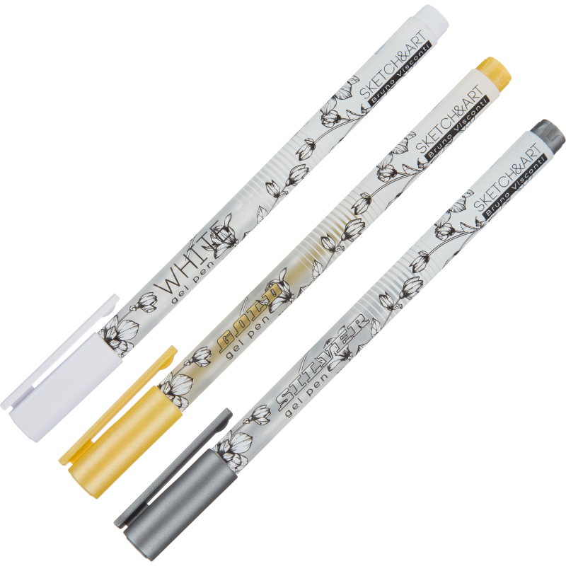    SKETCH&ART Uni Write.GOLD/SILVER/WHITE 0, 8 320-0311 