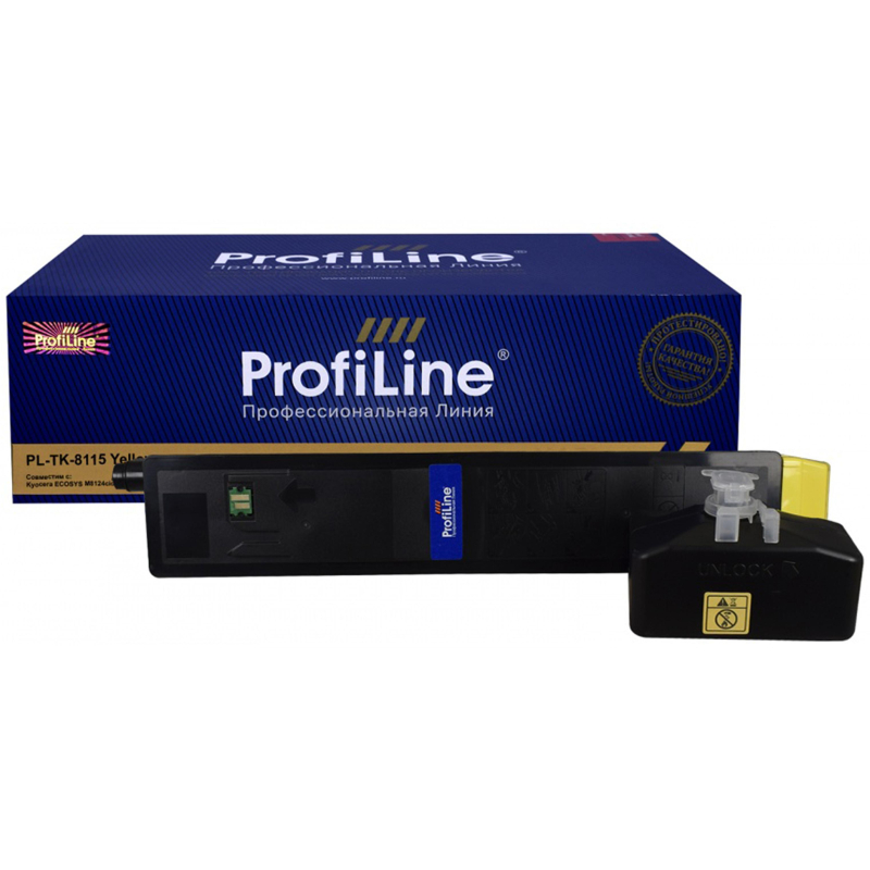 - ProfiLine TK-8115Y .  Kyocera Mita M8124cidn 