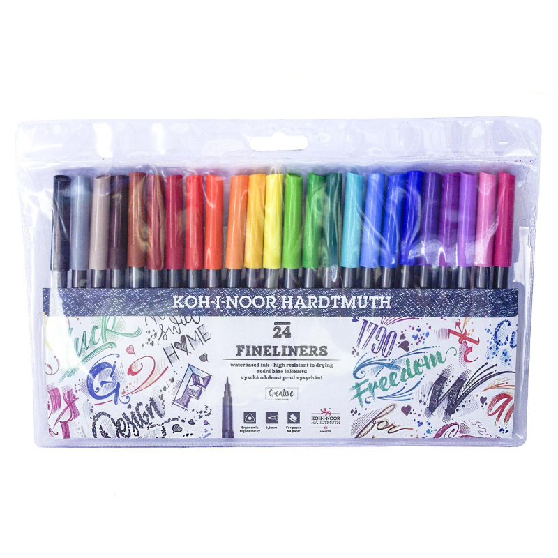   Koh-I-Noor FINELINERS 24, 7021, 0, 3, , 777021BD01TE() 