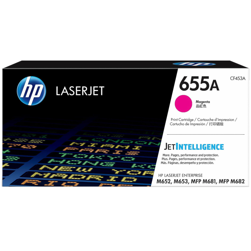   HP 655A CF453A .  M652n 