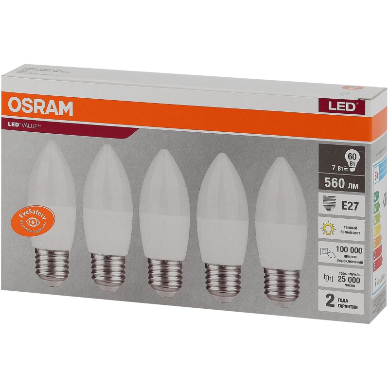   OSRAM LVCLB60 7SW/830 230V E27 (5 /) 