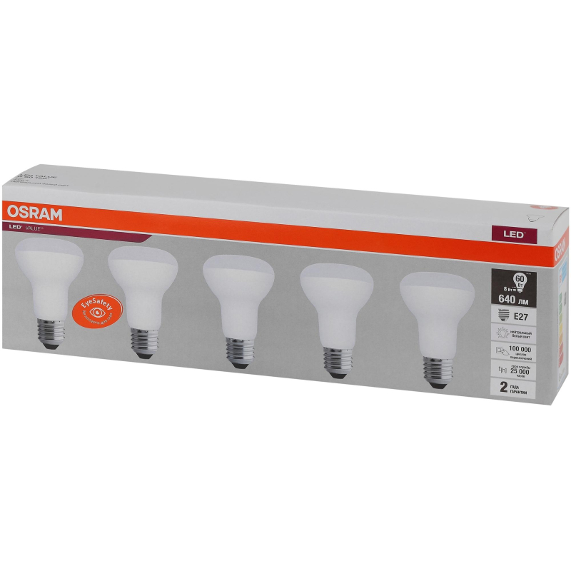   OSRAM LVR60 8SW/840 230V E27 (5 /) 