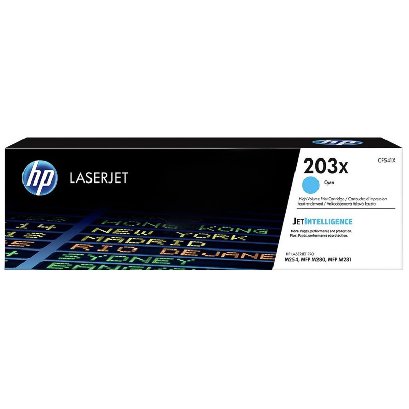   HP 203X CF541X .  CLJ Pro M254 MFP M280/281 