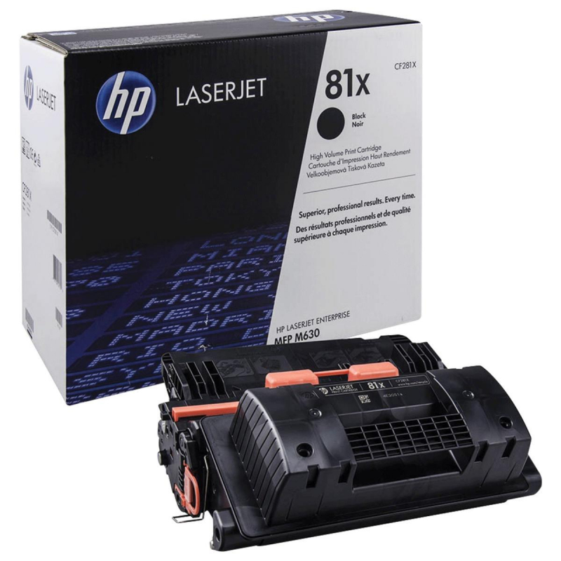   HP 81X CF281X . ..  LJ Pro M630 