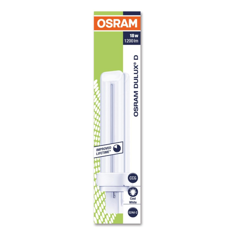     OSRAM CFL DULUX D 18W/840 G24D-2 