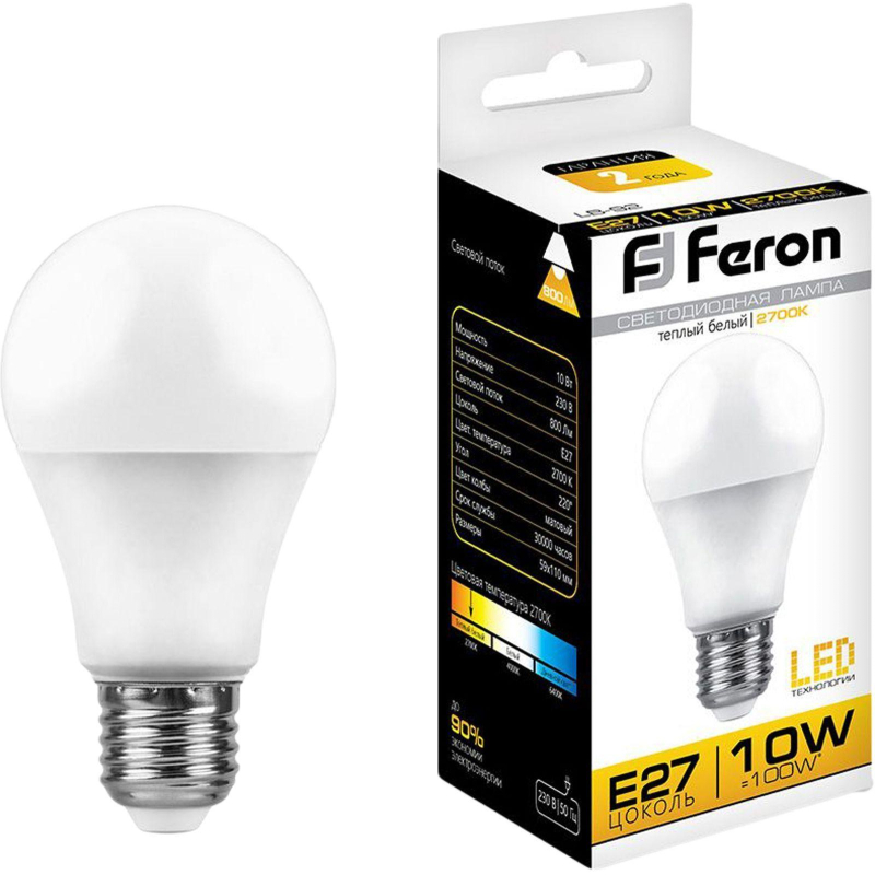   Feron LB-92  E27 10W 175-265V 2700K(25457) 