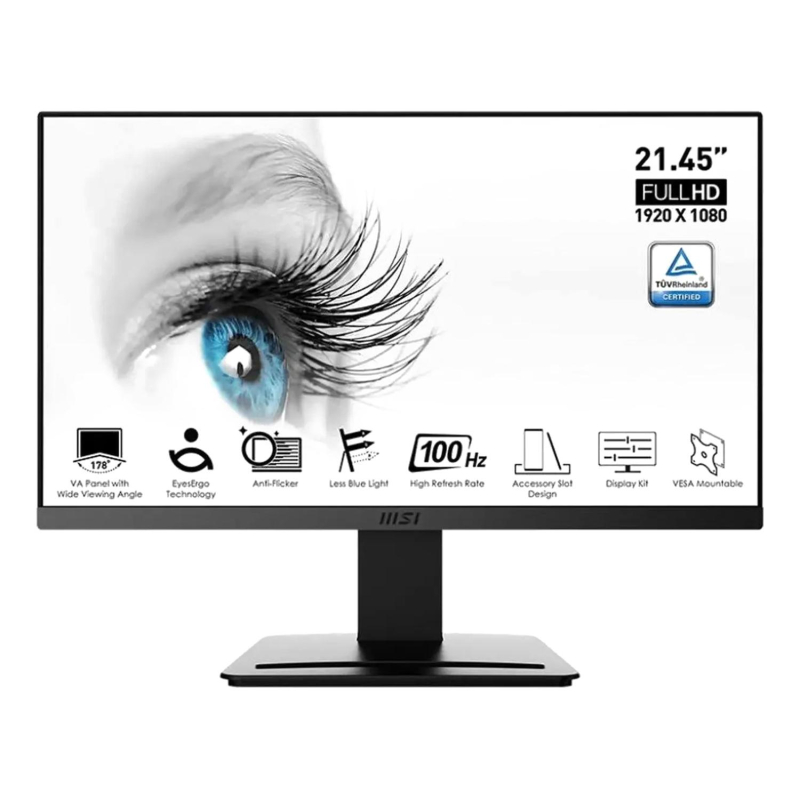  MSI PRO MP223 (9S6-3PB9CH-014)21.5/FHD/VA/100Hz/250cd/1ms/VGA/HDMI 