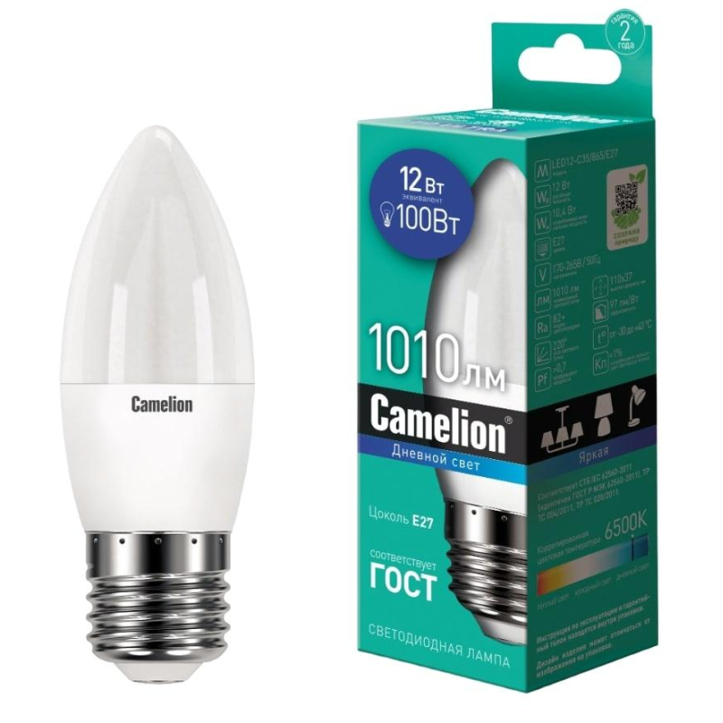   Camelion LED12-C35/865/E27 12 220 