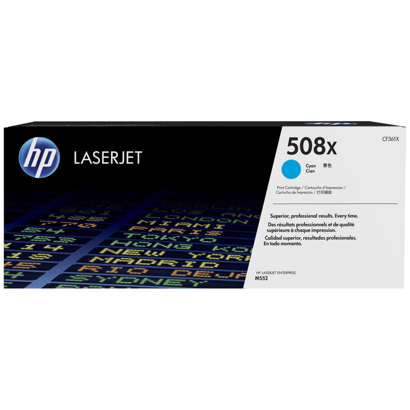   HP 508X CF361X .  CLJ M252/M277 