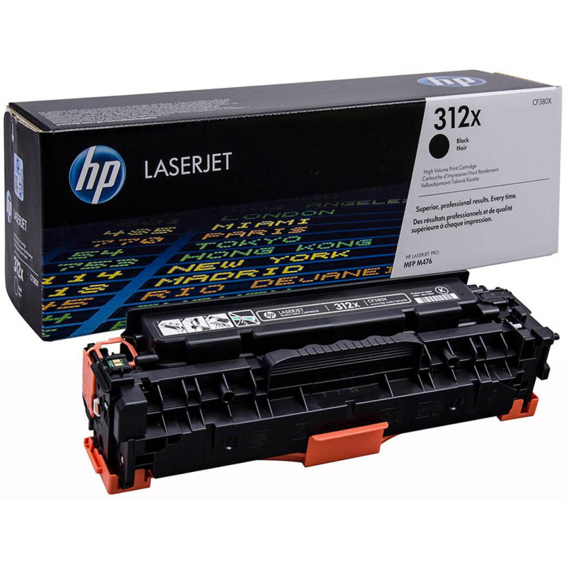   HP 312X CF380X . ..  LJ Pro M476 